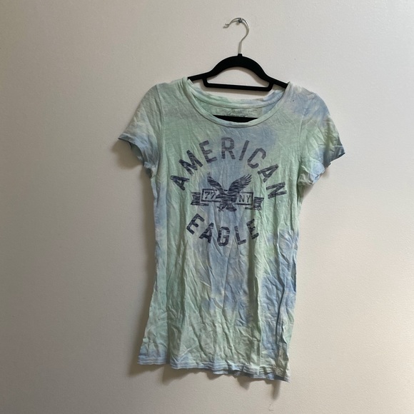AEO Tie Dye Graphic Tee - Picture 1 of 5